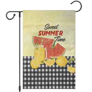 Sweet Summer Time Watermelon Lemon Mason Jar Gingham Garden Flag Rustic Country Aesthetics TS02 Pastel Yellow Print Your Wear