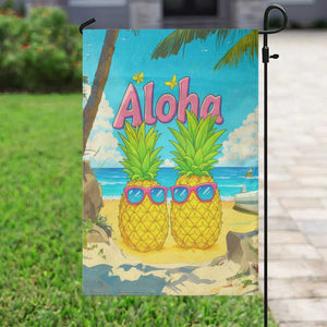 Aloha Sunglasses Pineapples Tropical Hawaii Garden Flag Beach Vacation Oasis Summer Vibes TS02 Print Your Wear