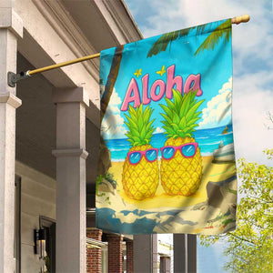 Aloha Sunglasses Pineapples Tropical Hawaii Garden Flag Beach Vacation Oasis Summer Vibes TS02 Print Your Wear