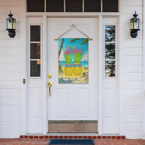 Aloha Sunglasses Pineapples Tropical Hawaii Garden Flag Beach Vacation Oasis Summer Vibes TS02 Print Your Wear