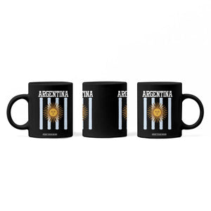 Argentina Sun of May Flag Retro Graphic Coffee Mug Patriotic Argentine Heritage Pride Souvenir TS02 Print Your Wear