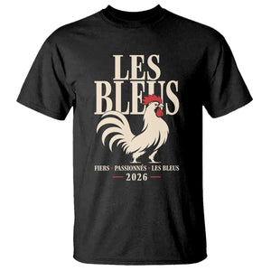 Les Bleus France Soccer Retro Rooster Graphic T Shirt Proud Passionate French Pride Vintage Football Fans Gear TS02 Black Print Your Wear
