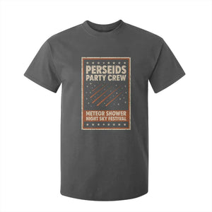 Vintage Perseids Party Crew August 2026 T Shirt For Kid Annual Night Sky Festival Graphic TS02 Dark Heather Print Your Wear