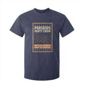 Vintage Perseids Party Crew August 2026 T Shirt For Kid Annual Night Sky Festival Graphic TS02 Navy Print Your Wear