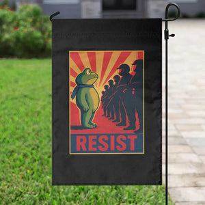 Frog Resist Garden Flag Free Portland Oregon Poster Graphic Freedom Fighters TS02 Print Your Wear