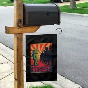 Frog Resist Garden Flag Free Portland Oregon Poster Graphic Freedom Fighters TS02 Print Your Wear