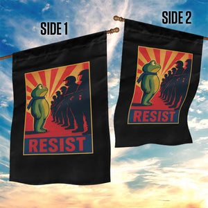 Frog Resist Garden Flag Free Portland Oregon Poster Graphic Freedom Fighters TS02 Print Your Wear