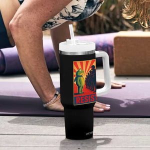 Frog Resist Tumbler With Handle Free Portland Oregon Poster Graphic Freedom Fighters TS02 Print Your Wear