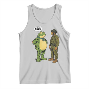 Funny Frog Bruh Resist Meme Tank Top Free Portland Oregon Political Satire TS02 Ash Print Your Wear