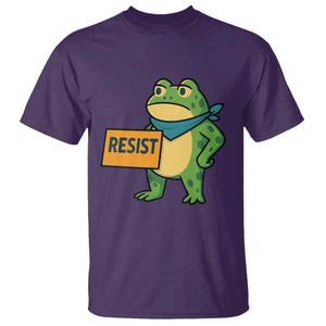 Retro Frog Resist T Shirt Free Portland Oregon Funny Cartoon Graphic TS02 Purple Print Your Wear