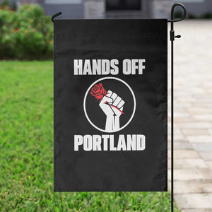 Hands Off Portland Garden Flag Rose Fist Oregon Freedom Fighter TS02 Print Your Wear