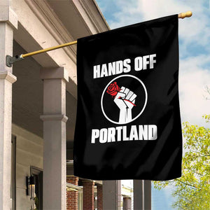 Hands Off Portland Garden Flag Rose Fist Oregon Freedom Fighter TS02 Print Your Wear