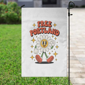 Retro Daisy Free Portland Garden Flag Oregon Freedom Fighter Flower Groovy Graphic TS02 Print Your Wear