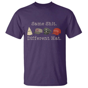Same Shit Different Hat T Shirt TS02 Purple Print Your Wear
