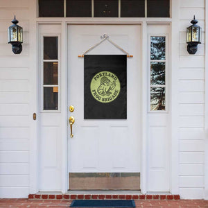 Portland Frog Brigade Garden Flag Peace Frog Protest Badge TS02 Print Your Wear