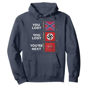 Resist Political Protest Hoodie History Anti Hate Extremism Authoritarianism TS02 Navy Print Your Wear