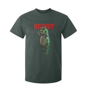 Funny Inflatable Portland Frog Resist T Shirt For Kid Freedom Protest TS02 Dark Forest Green Print Your Wear