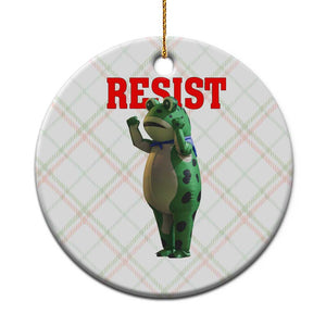 Funny Inflatable Portland Frog Resist Ceramic Ornament Freedom Protest TS02 1pc Christmas Plaid Print Your Wear