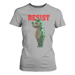 Funny Inflatable Portland Frog Resist T Shirt For Women Freedom Protest TS02 Sport Gray Print Your Wear