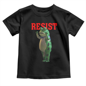 Funny Inflatable Portland Frog Resist Toddler T Shirt Freedom Protest TS02 Black Print Your Wear