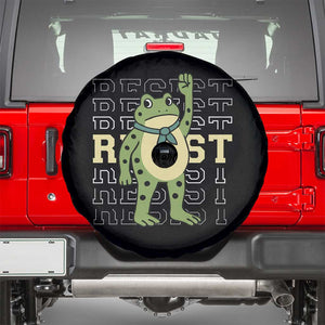 Resist Raised Fist Frog Spare Tire Cover Portland Protest Freedom Fighter TS02 Black Print Your Wear