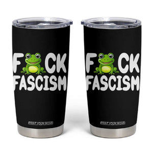 Funny Frog Fck Fascism Tumbler Cup Resist Protest Human Rights TS02 Black Print Your Wear