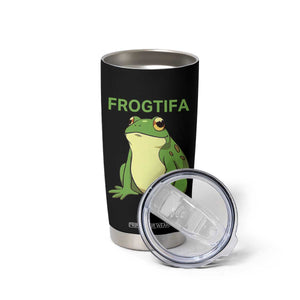 Funny Frogtifa Tumbler Cup Resist Frog Protest Against Fascism TS02 Print Your Wear