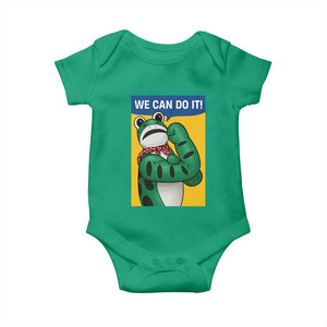 We Can Do It Rosie Frog Baby Onesie Resist Protest Parody Feminist Retro Poster TS02 Irish Green Print Your Wear