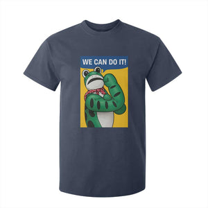 We Can Do It Rosie Frog T Shirt For Kid Resist Protest Parody Feminist Retro Poster TS02 Navy Print Your Wear
