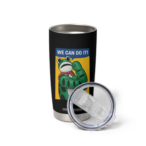 We Can Do It Rosie Frog Tumbler Cup Resist Protest Parody Feminist Retro Poster TS02 Print Your Wear