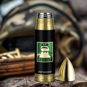 Frog Resist Poster Graphic Bullet Tumbler Portland Resistance Protest Minimalist TS02 Print Your Wear