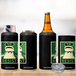Frog Resist Poster Graphic 4 in 1 Can Cooler Tumbler Portland Resistance Protest Minimalist TS02 Print Your Wear