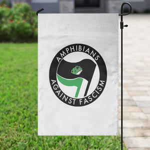 Amphibians Against Fascism Garden Flag Anti-Fascist Frog Logo Portland Protest TS02 Print Your Wear