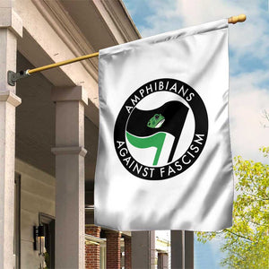 Amphibians Against Fascism Garden Flag Anti-Fascist Frog Logo Portland Protest TS02 Print Your Wear