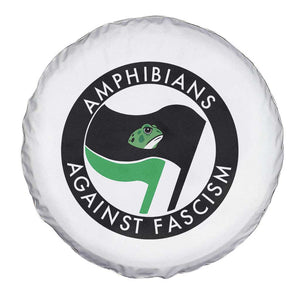 Amphibians Against Fascism Spare Tire Cover Anti-Fascist Frog Logo Portland Protest TS02 Print Your Wear