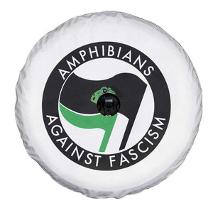 Amphibians Against Fascism Spare Tire Cover Anti-Fascist Frog Logo Portland Protest TS02 Print Your Wear