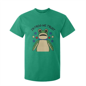 In Frog We Trust T Shirt For Kid Patriotic Portland Frogs Protest American Flag TS02 Irish Green Print Your Wear