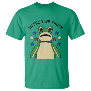 In Frog We Trust T Shirt Patriotic Portland Frogs Protest American Flag TS02 Irish Green Print Your Wear