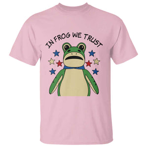 In Frog We Trust T Shirt Patriotic Portland Frogs Protest American Flag TS02 Light Pink Print Your Wear