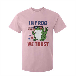 In Frog We Trust T Shirt For Kid Patriotic Portland Frogs Protest TS02 Light Pink Print Your Wear