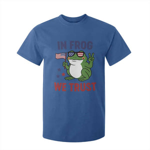 In Frog We Trust T Shirt For Kid Patriotic Portland Frogs Protest TS02 Royal Blue Print Your Wear