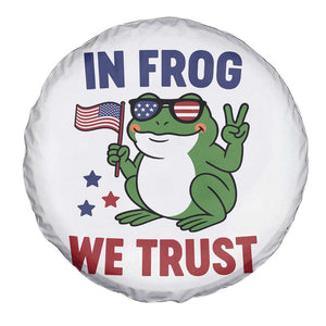 In Frog We Trust Spare Tire Cover Patriotic Portland Frogs Protest TS02 Print Your Wear