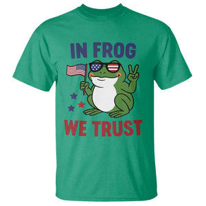 In Frog We Trust T Shirt Patriotic Portland Frogs Protest TS02 Irish Green Print Your Wear