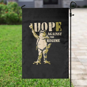 Stencil Protest Frog Garden Flag Hope Against the Regime Portland Inflatable Resistance TS02 Print Your Wear
