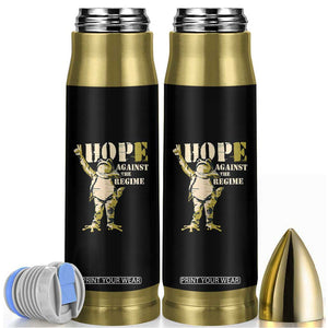 Stencil Protest Frog Bullet Tumbler Hope Against the Regime Portland Inflatable Resistance TS02 Black Print Your Wear