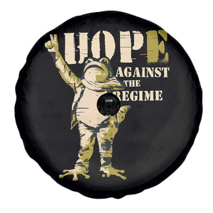 Stencil Protest Frog Spare Tire Cover Hope Against the Regime Portland Inflatable Resistance TS02 Print Your Wear