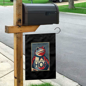 No Hope Without Hop Garden Flag Ribbit Resist Repeat Resistance Frog Protest Pop Art Graphic TS02 Print Your Wear