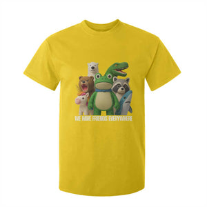 United Mascots Protest T Shirt For Kid We Have Friends Everywhere TS02 Daisy Print Your Wear