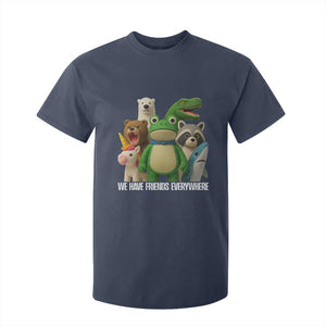 United Mascots Protest T Shirt For Kid We Have Friends Everywhere TS02 Navy Print Your Wear