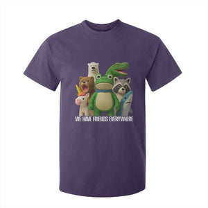 United Mascots Protest T Shirt For Kid We Have Friends Everywhere TS02 Purple Print Your Wear